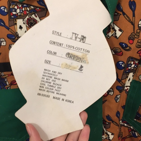 Vintage casino print J.V. Bad Boyz shirt - Picture 5 of 8